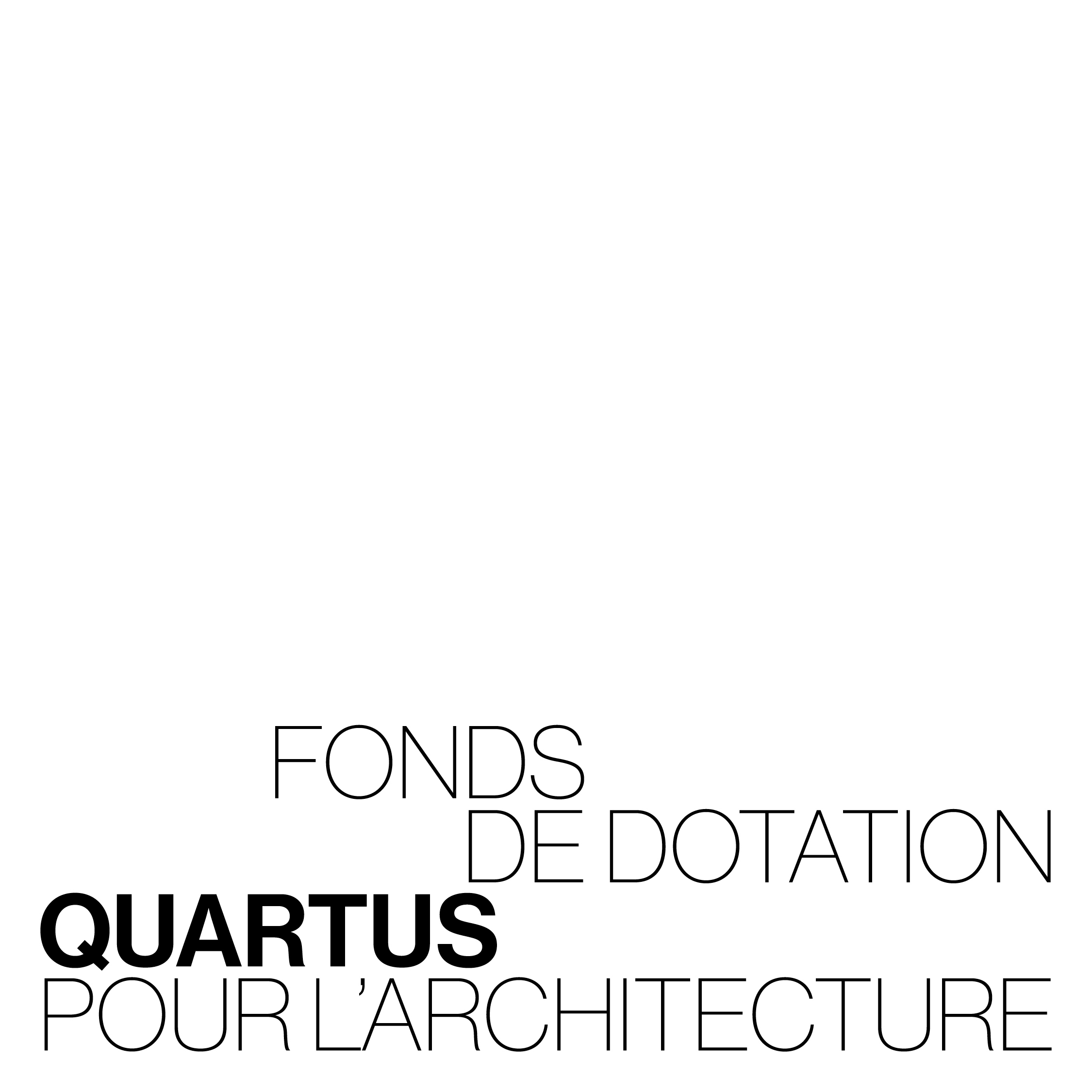 1/7 FONDS DE DOTATION QUARTUS, 2023    AVEC L’ATELIER PIERRE PIERRE