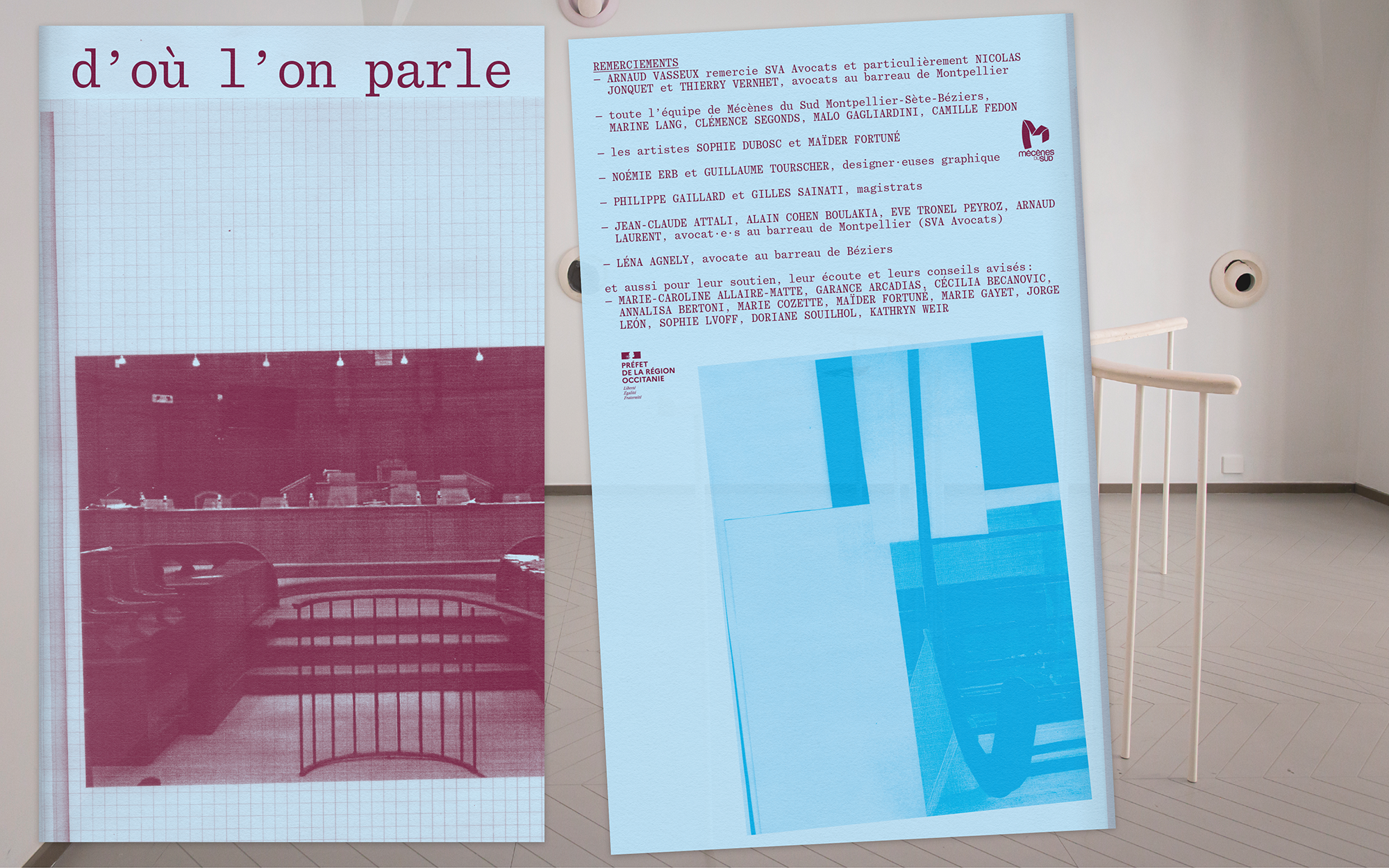 2/6 D’OÙ L’ON PARLE, 2025&emsp;&emsp;&emsp;&emsp;AVEC NOÉMIE ERB