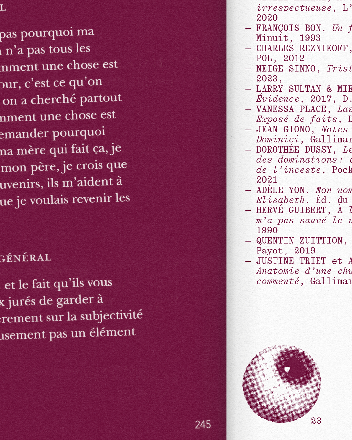 6/6 D’OÙ L’ON PARLE, 2025&emsp;&emsp;&emsp;&emsp;AVEC NOÉMIE ERB
